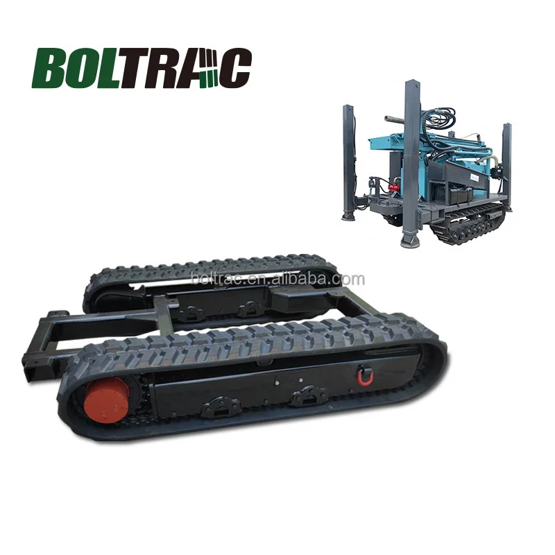 4 Ton Rubber Track Crawler Base Undercarriage with Motor Final Drive for Excavator Crane