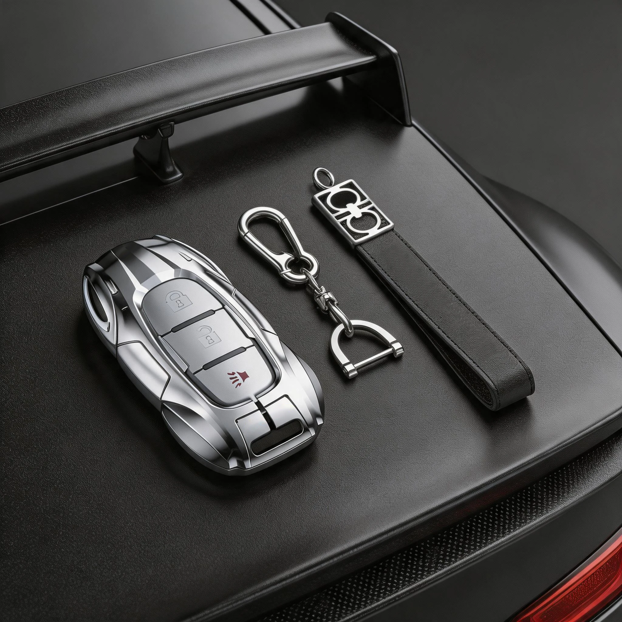 Capa Protetora de Chave de Carro em Liga de Zinco para Infiniti Q50 QX80 - Acessório Durável para Interior do Veículo