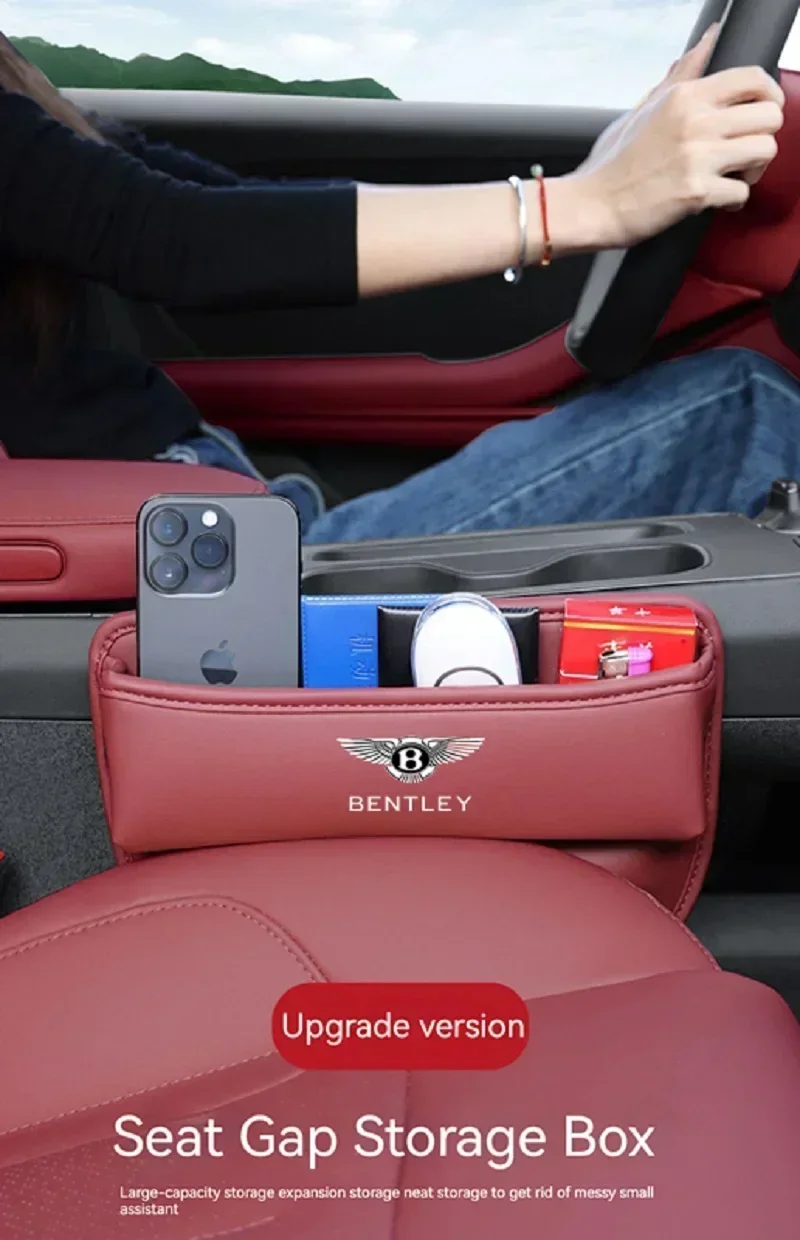 Car Seat Gap Storage Bag for Bentley Elegant Continental Flight Tim Yue Europe Moochamp GT Car Interior Storage Bag Car Supplies