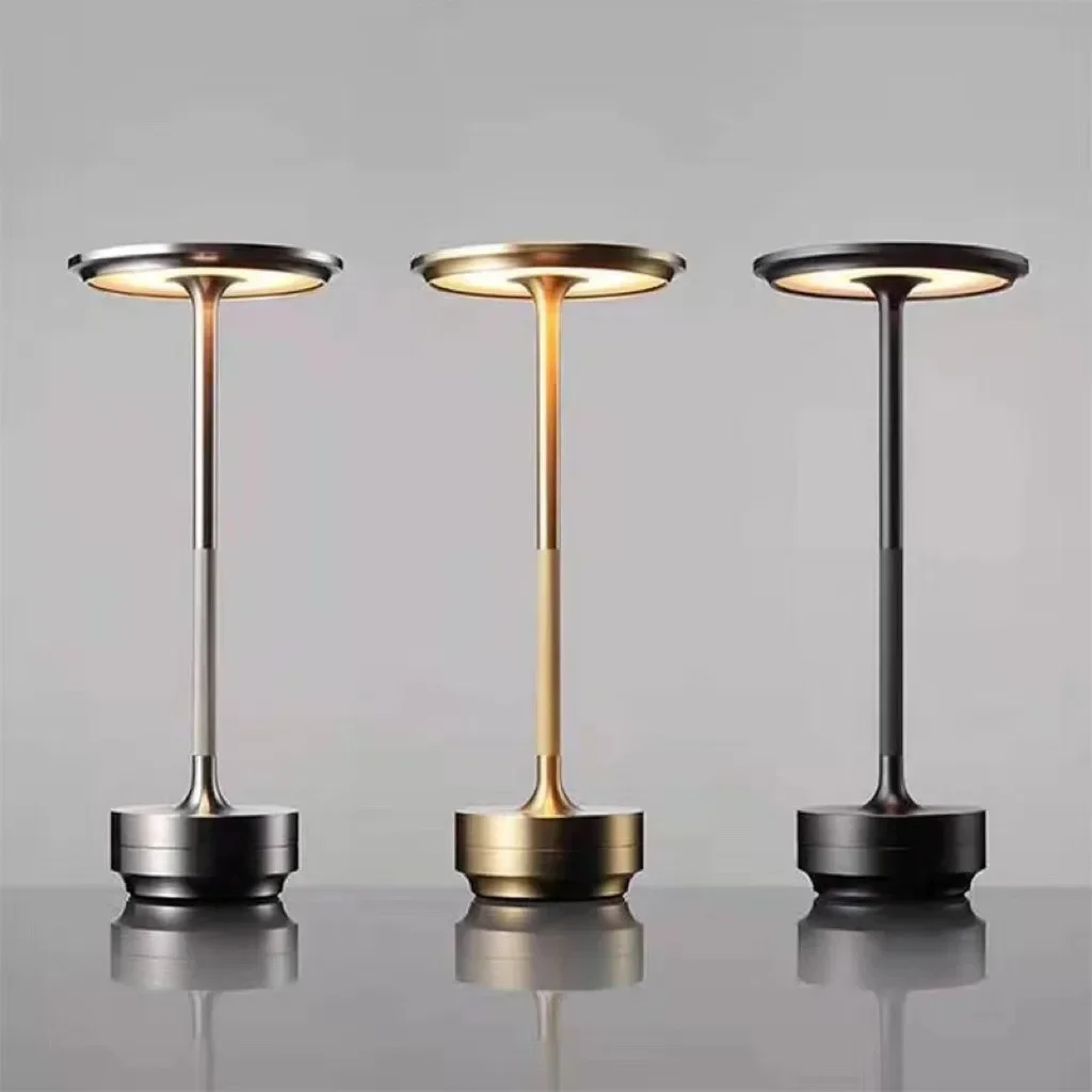 Remote Control Aluminum Touch Table Lamp