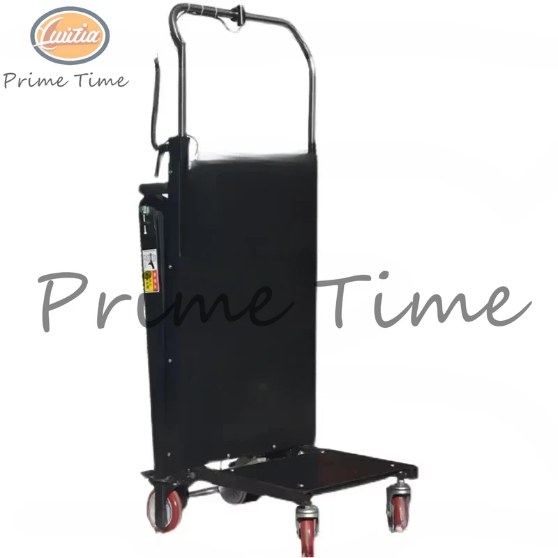 400KG Electric Stair Climbing Vehicle Cargo Handling Cart Crawler-type Up and Down Stair Climber Folding Hand Trolley 48V 72AH