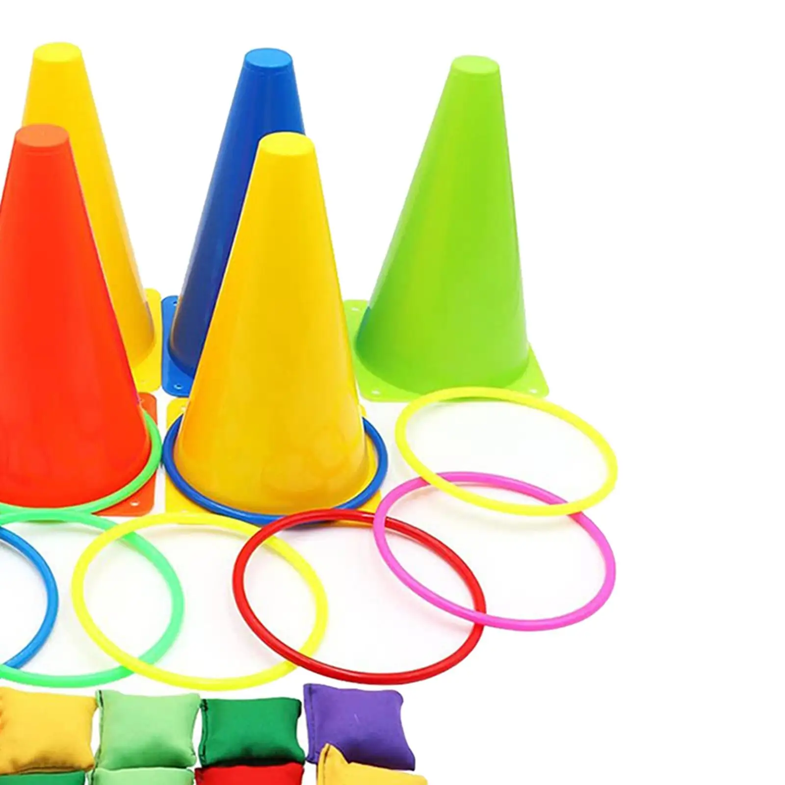 카니발 콤보 세트 링 던지기 어린이를 위한 야외 게임 조정