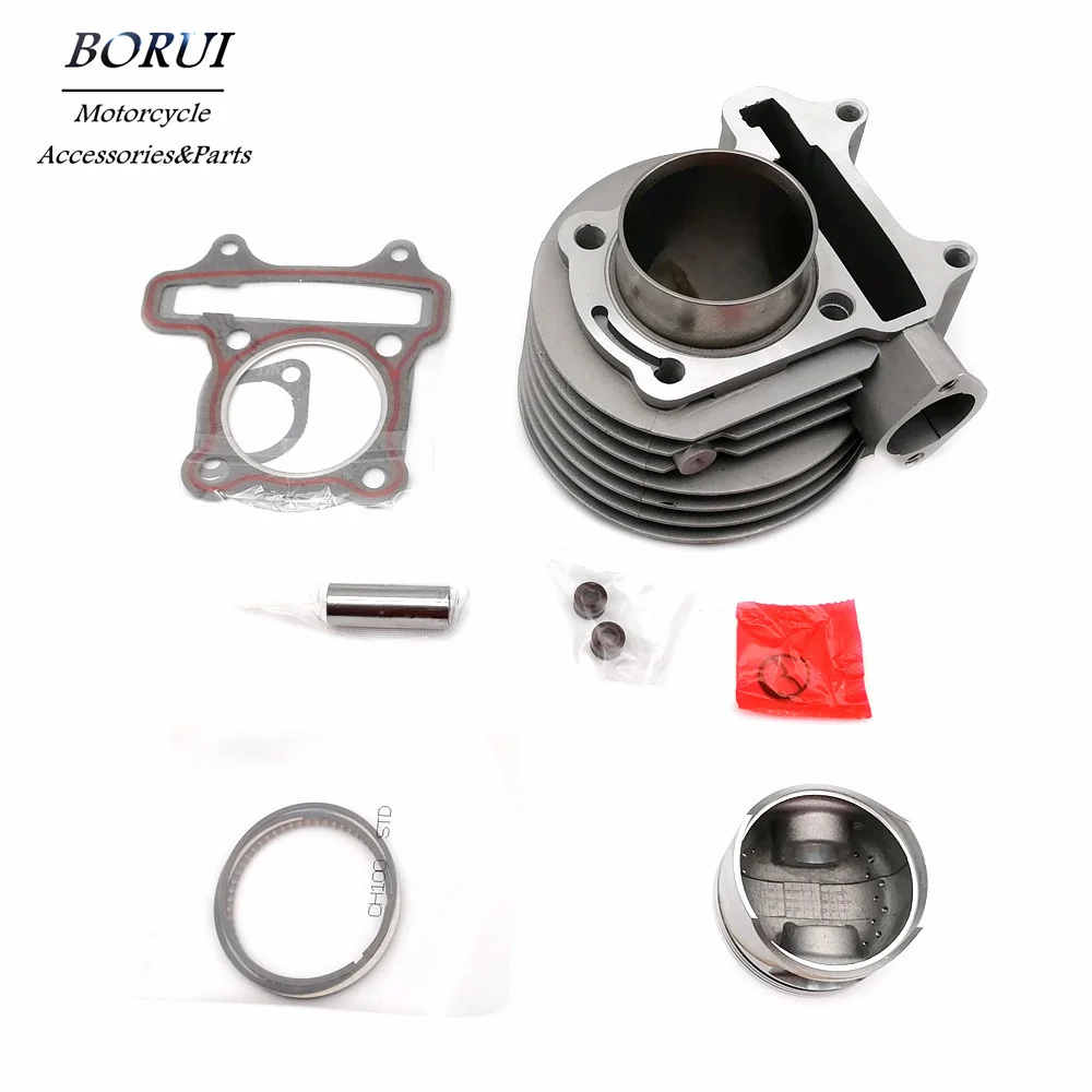 

Motorcycle Performance Parts 50mm Engine Cylinder Kit Piston Ring Set For GY6 100CC Moped Scooter ATV Quad Buggy Pit Bike