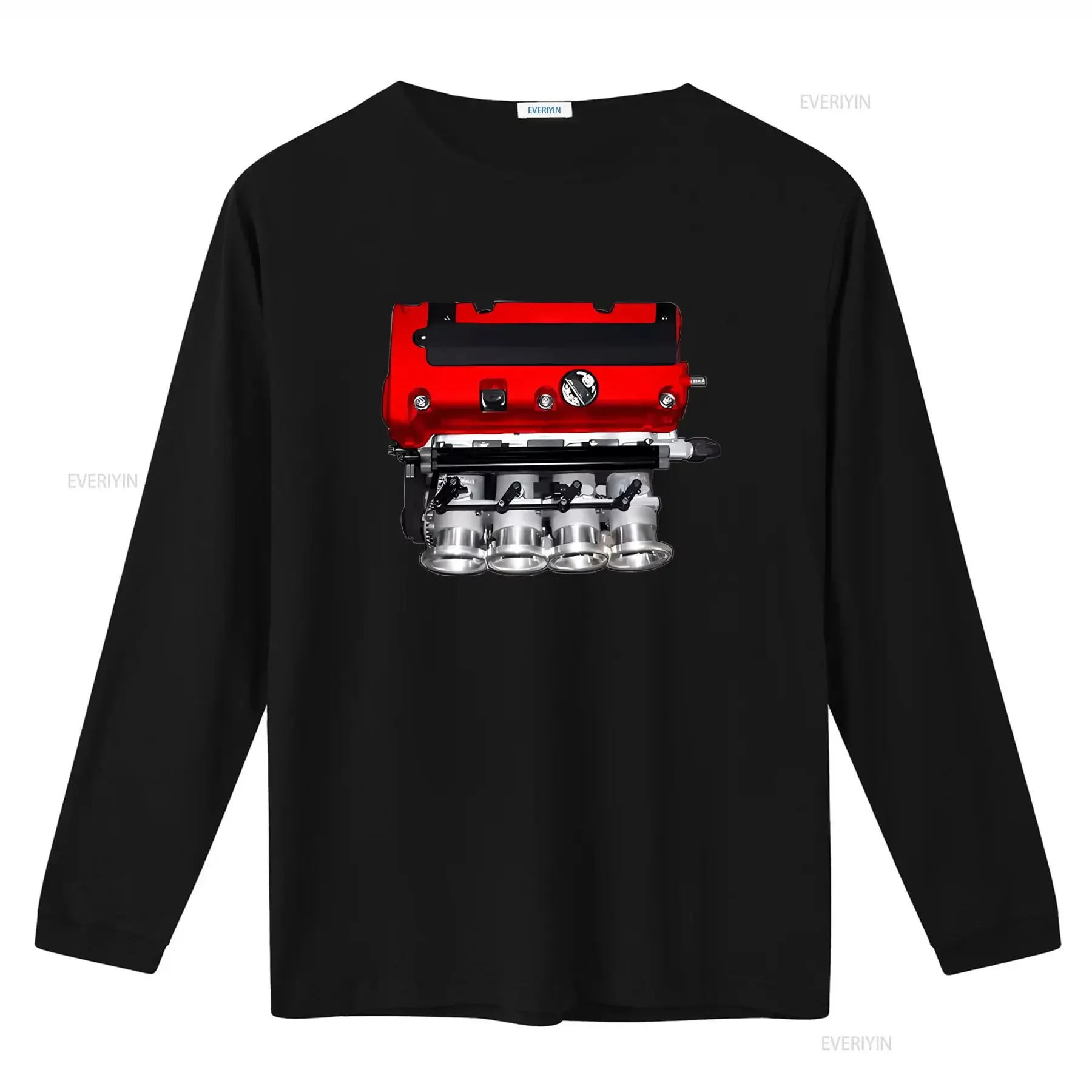 K20 ITB RBC Manifold JDM Integra Civic Type R Red Valve Cover RSX Euro Style T Shirt vintage Washed homme Comfortable