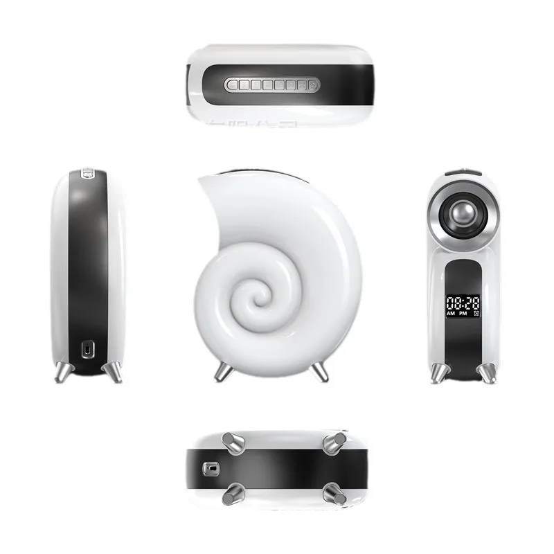 Conch Music Atmosphere Light, APP Control RGB Sunrise Alarm Clock, Bluetooth Speaker with White Noise for Sleep Night Light