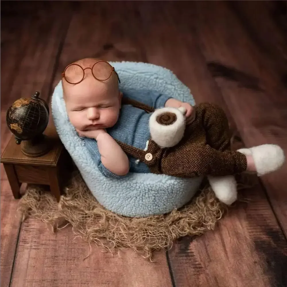 Fotografia Adereços Acessórios para o Bebê Recém-nascido Menino e Menina, Macacão Set, 0 a 3 Meses, Roupas, Terno para Fotografar, Traje, Roupa