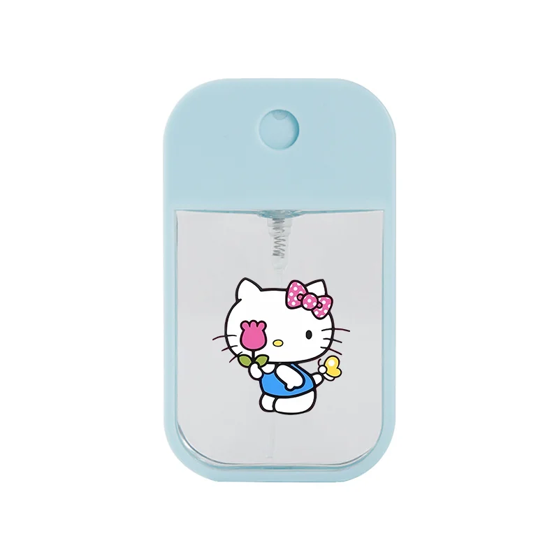 مرحبا كيتي كورومي بطاقة رذاذ زجاجة عطر بلاستيكية 45 مللي رذاذ الماء زجاجات لطيف المحمولة البسيطة عن طريق الفم رذاذ البخاخ الدعامة #3