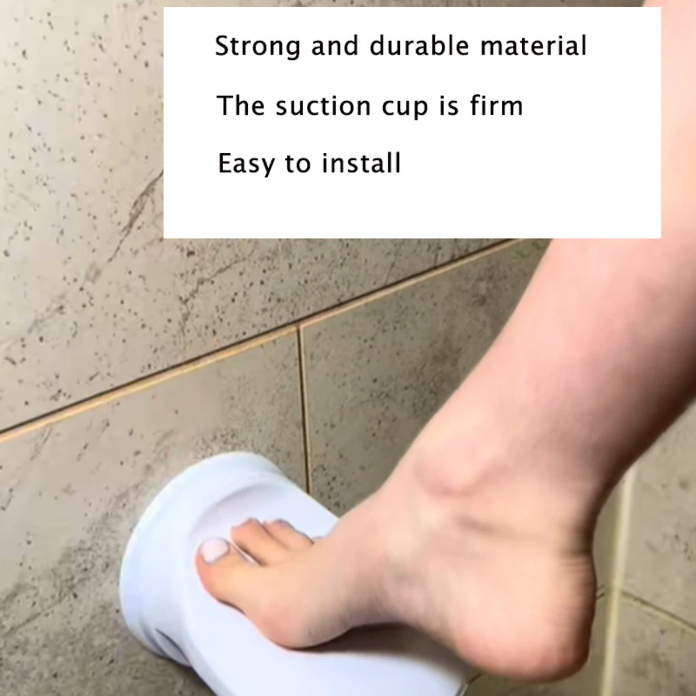 Ножная педаль на присоске для ванной комнаты, поддержка ног для душа, подставка для ног для душа - педаль на присоске для ванной комнаты для бритья ног