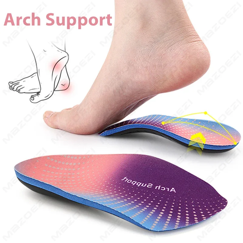 New Plantar Fascitis Arch Support Half Insole Orthopedic Insoles Man and Woman for Sneakers Insert ＆ Insoles Accessories