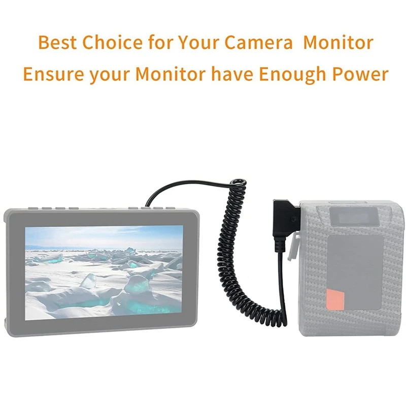 RISE-2X ملفوف D-الحنفية إلى L-سلسلة F550 بطارية الدمية كابل لسوني feel world/اتوموس شينوبي صغيرة Hd/Andycine كاميرا مراقبة