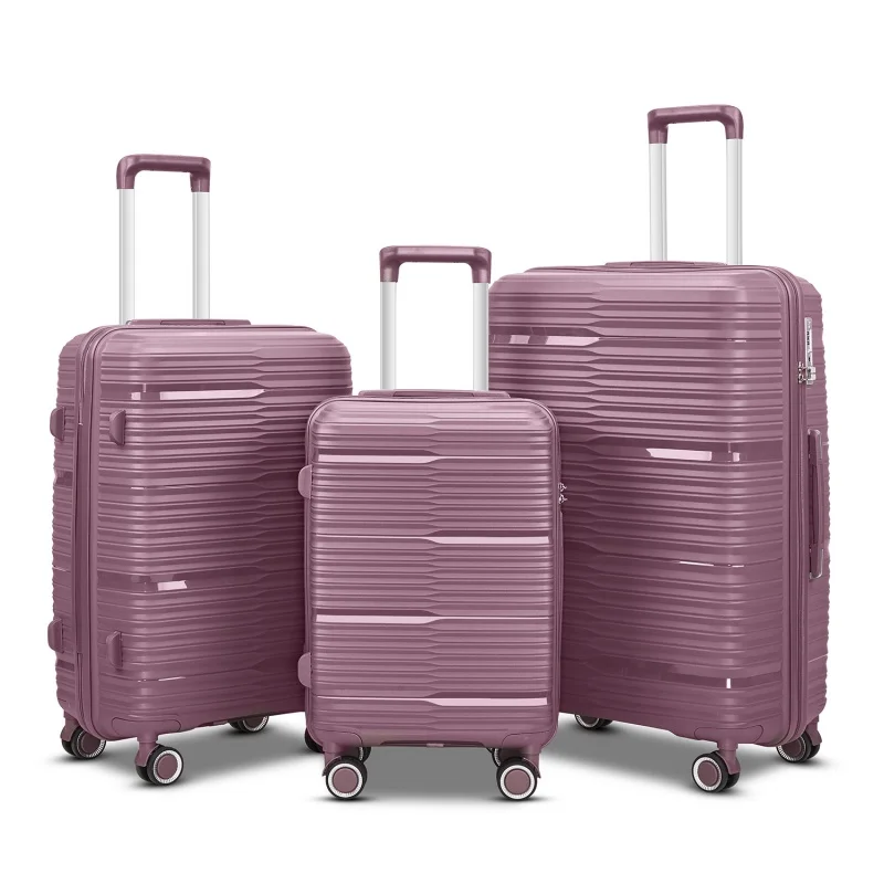 Zongyan New Suitcase Trolley Luggage Set PC Luggage Rolling Luggage Lightweight Luggage 20-24-28 \