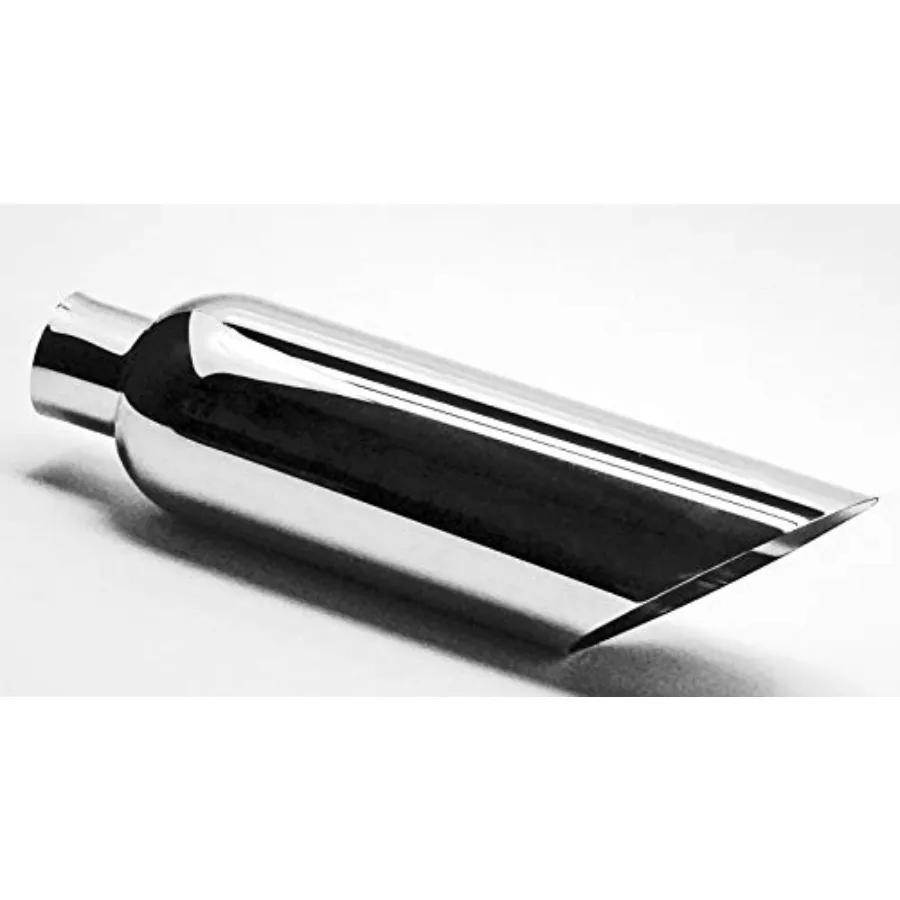 

Exhaust Tip 2.50 Inlet 6.00 Outlet 18.00 Long Slant Chrome Finish for HighPerformance Vehicle Exhaust Systems with Enhanced Sou