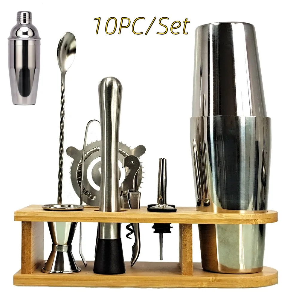 Stainless steel shaker jigger Pourer cocktail stirrer shaker cocktails cocktail kit bartender kits kit barman bar set home bar