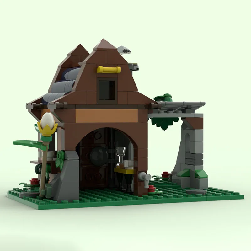 248 pezzi modello di costruzione di casa da tè guardata in stile antico Moc blocchi educativi fai da te regalo di compleanno unico per bambini e collezionisti