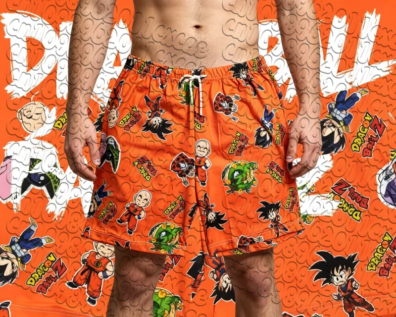 Summer Hot Sale Dragon Ball Q Version 3D Quick Dry Sports Shorts Unisex Anime Manga Basketball Football Beach Board Shorts