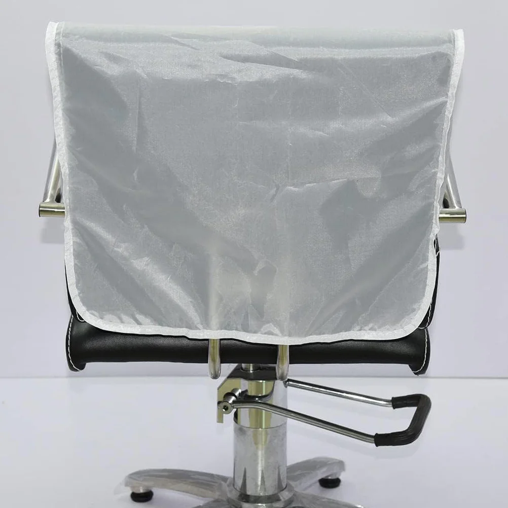 

Back Cover Black Salon Chair Slipcover For Hair Salon Nail Spa Barber Massage Chair Protector Easy Clean Cover