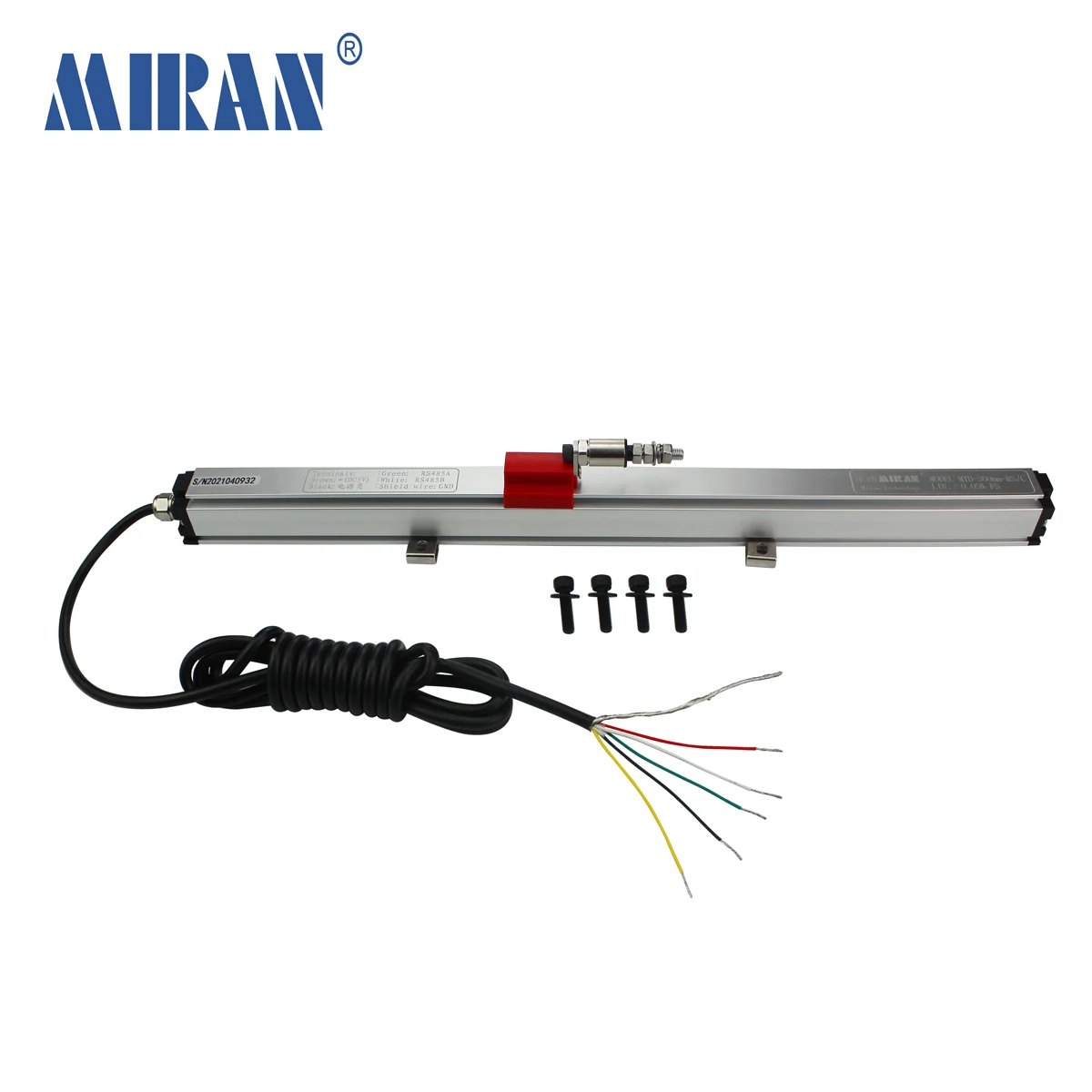 Miran Magnetic Induction Mini Slider Type Linear Transducer High Precision Linear Position Sensor/ ScaleMTD 0-350mm 0-5V/0-10V