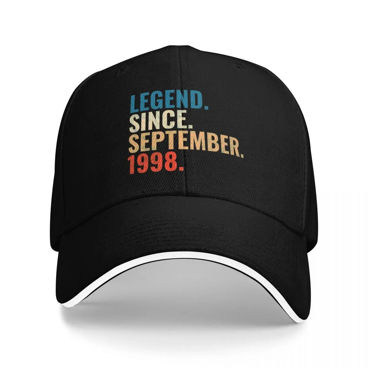 

Legend Since September 1998 Retro Vintage Baseball Cap Fashion Beach Horse Hat Men's Luxury Women's