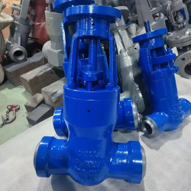 DN100 PN100 Manual High Temperature Pressure Alloy Steel Socket Weld Hard Seal Power Station Gate Valve