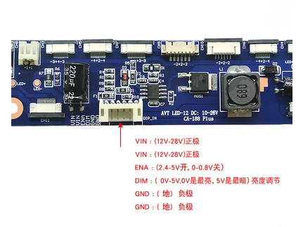 CA-188 Многофункциональный инвертор для подсветки светодиодной платы постоянного тока, плата драйвера, 12 разъемов, тестер светодиодных лент, стандартный