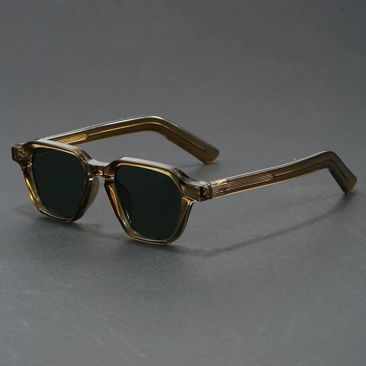 New Men's Advanced Ultra Light Coarse Frame Fashion Square Sunglasses Women Men Trendy Anti Mist Outdoor Driving Shades UV400