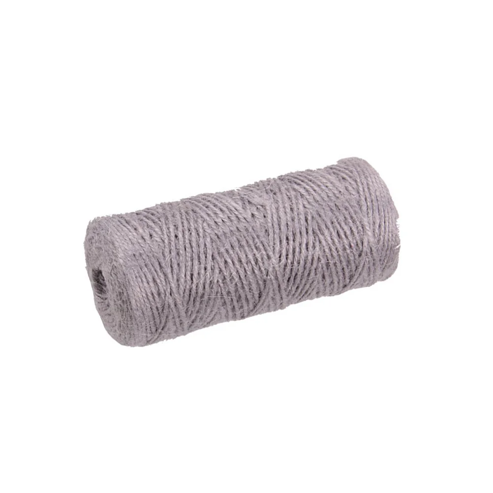 

100M Rope Arts and Crafts Rope For Gifts DIY Crafts Festive Decoration Bundling and Gardening (Grey)