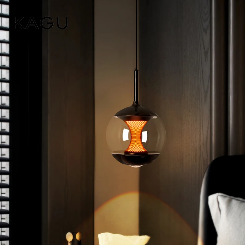 Modern Dimmable Ceiling Italian Glass Pendant Light For Dining Room Bedroom Entryway Round Table