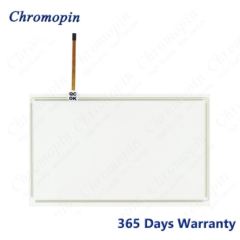 DOP 110WS Touch Screen Panel Glass Digitizer for DOP-110WS AMT10806 91-10806-00A with Front Overlay Protective Film