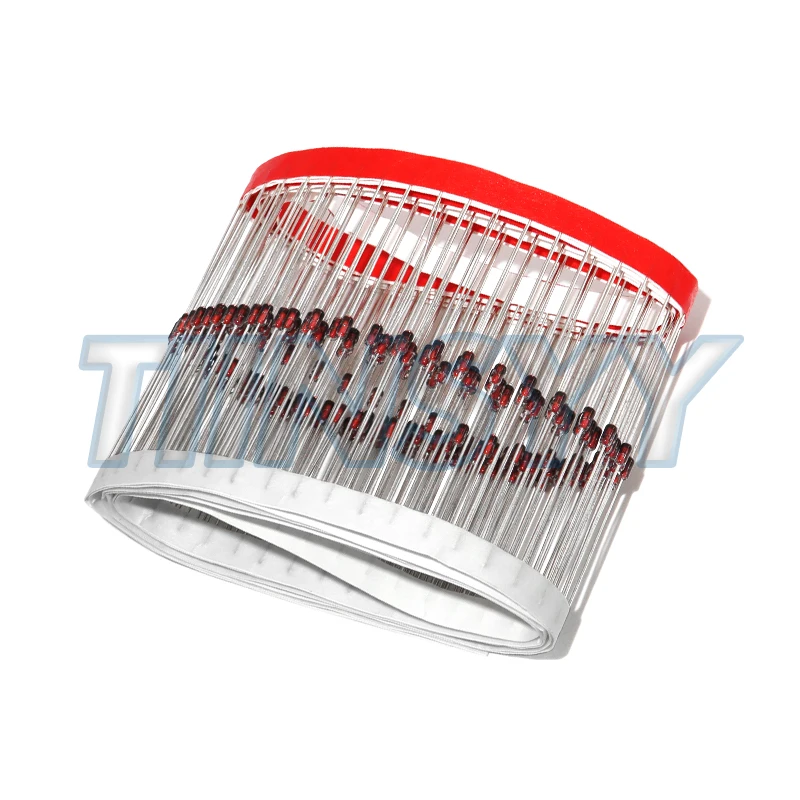 Kit de Diodos Retificadores Schottky de Comutação Rápida 1N4148 1N5817 1N5819 1N4007 DO-41 / DO-35 / DO-15