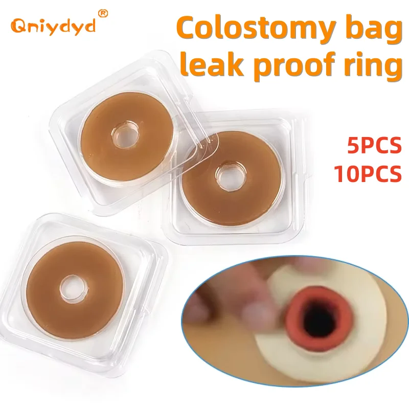 5PCS/10PCS Kolostomie Tasche auslaufsicher Ring Salbe Stoma Ring Stoma Pflege Schutz Haut Stoma Ring boden Platte