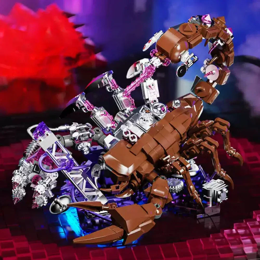 Ideas Series Semi Mechanical Desert Scorpion Building Blocks Creative Expert Insect Model Bricks Toys For Children Xmas Gift MOC