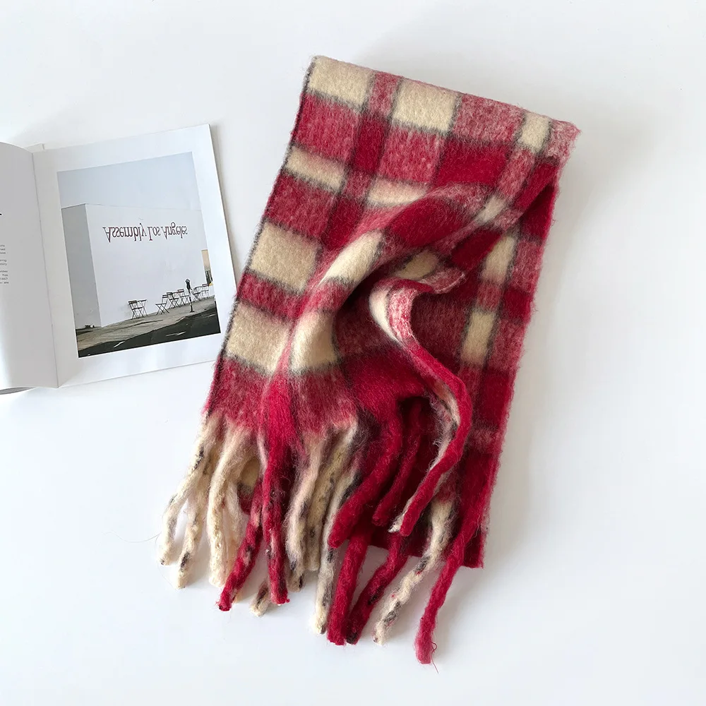 

Европейский и американский уличный модный шарф с леопардовым принтом, имитация шарфа, осенне-зимний корейский вариант, теплый высококачественный шарф