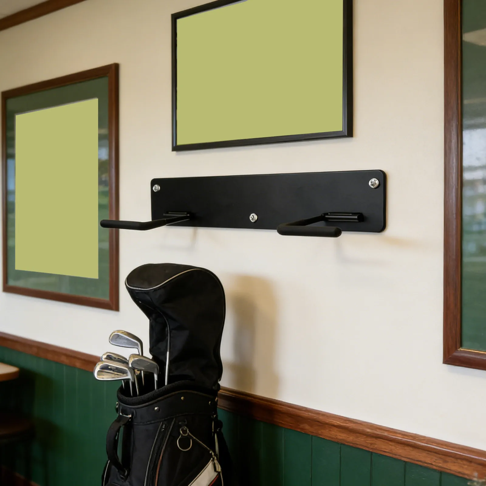 Wall Mounted Golf Bag Storage Rack Expansion Screws High Strength Organizer Garage Home Sports Golf Equipment Holder