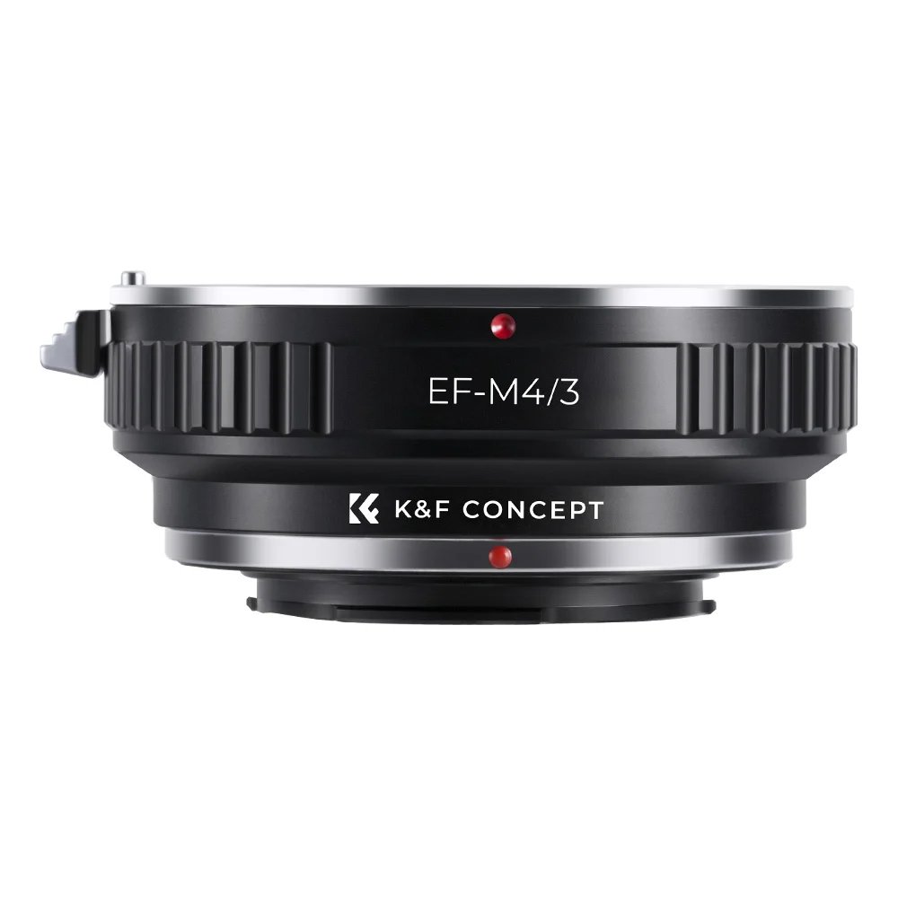 

K&F Concept Lens Adapter for Canon for EOS EF Mount Lens to M4/3 MFT for Olympus PEN and for Panasonic Lumix Cameras EOS-M4/3