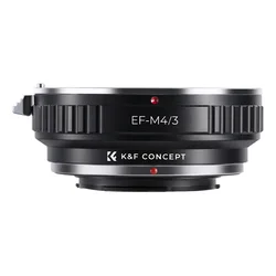 K&F Concept Lens Adapter for Canon for EOS EF Mount Lens to M4/3 MFT for Olympus PEN and for Panasonic Lumix Cameras EOS-M4/3