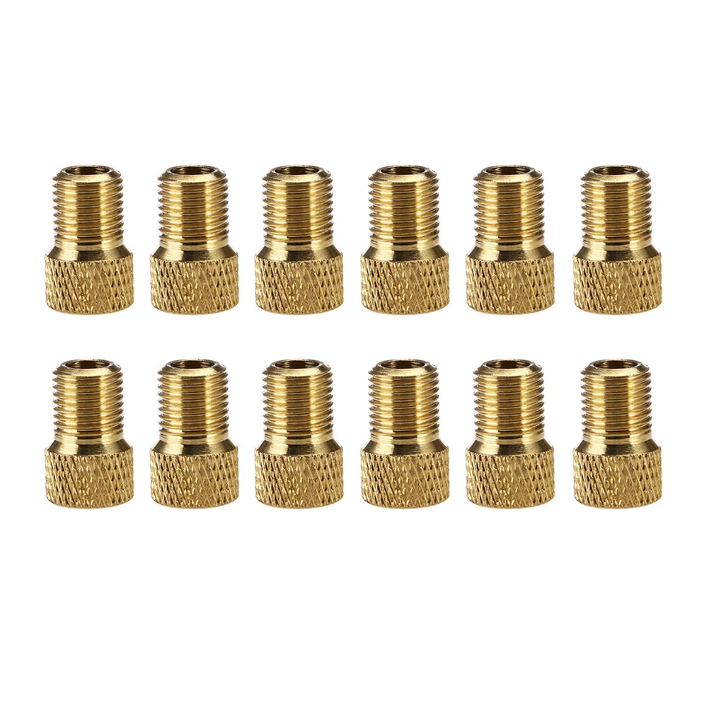 

12pcs Valve Adapter Bike Pump Connectors For Air To Adapter Compressor Conversion Lightweight