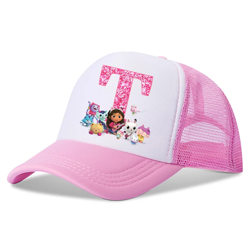 New Gabby Dollhouses bambini berretti da Baseball lettere inglesi cappello da cartone animato ragazze cappello da sole berretto con visiera