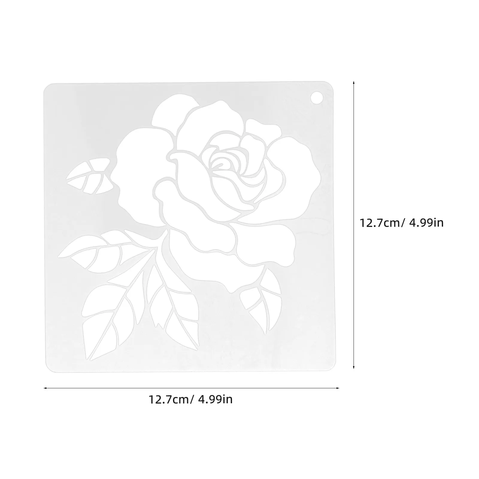 Wildflower Wall Stencil Flower Painting Stencils Reusable Hollow Leaves DIY Spring Drawing Template for Wood Canvas Craft Spray view 5