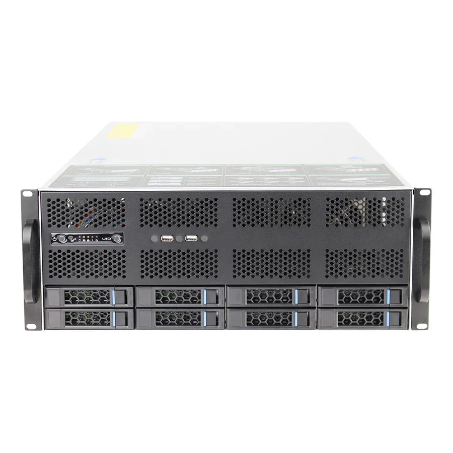 Hot Selling Good Price Xeon E5-2678 V3 12Core  2.5GHZ 1300W Redundant Power Storage Rack GPU 4U8-bay Server