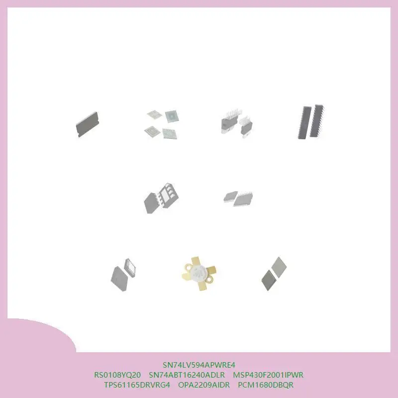 

SN74LV594APWRE4 RS0108YQ20 SN74ABT16240ADLR MSP430F2001IPWR TPS61165DRVRG4 OPA2209AIDR PCM1680DBQR