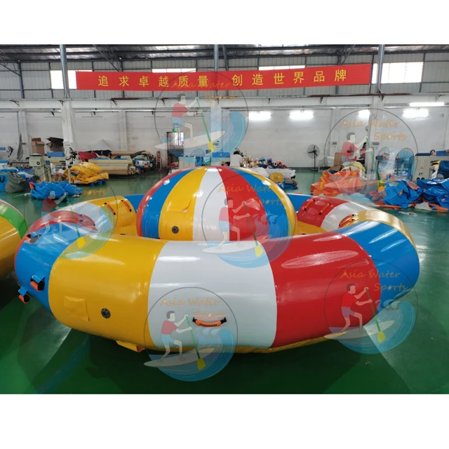 

Fun Water Toy Inflatable Flying Water Spinning Toy Inflatable Towable Water Disco Boat