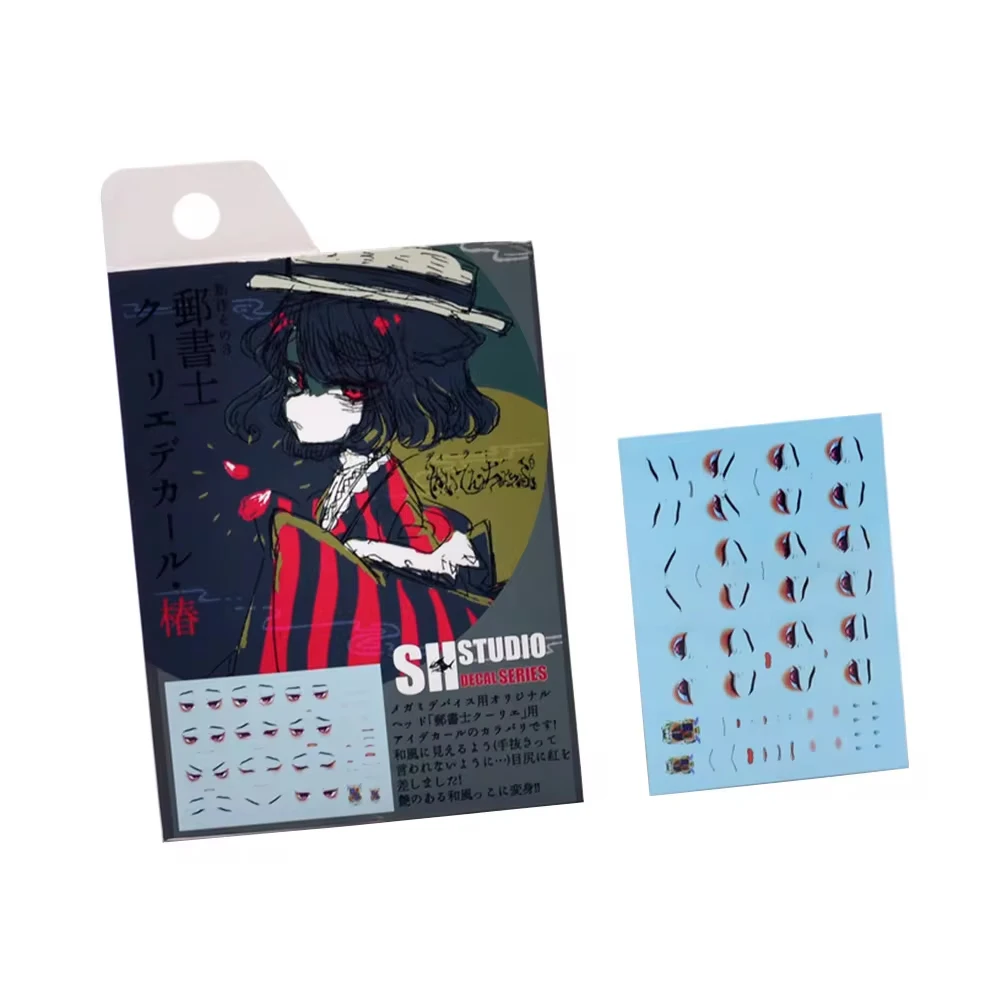 SH 1/12 Goddess Device FAG Machine Girl Postal Letter Shizi Charm Eye Red Eye Water sticker