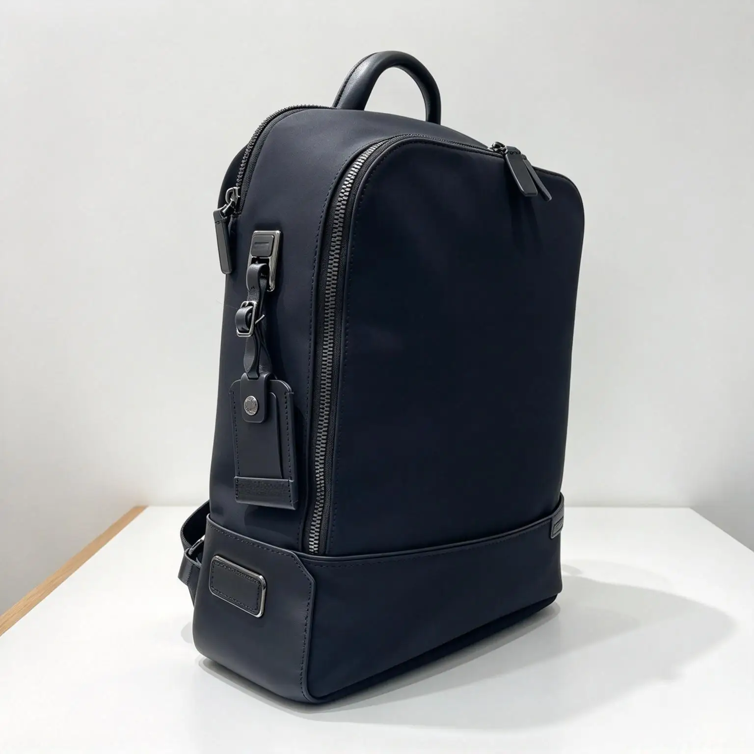 Simple Nylon Backpack for Men, Casual Bookbag for School, Business & Trip