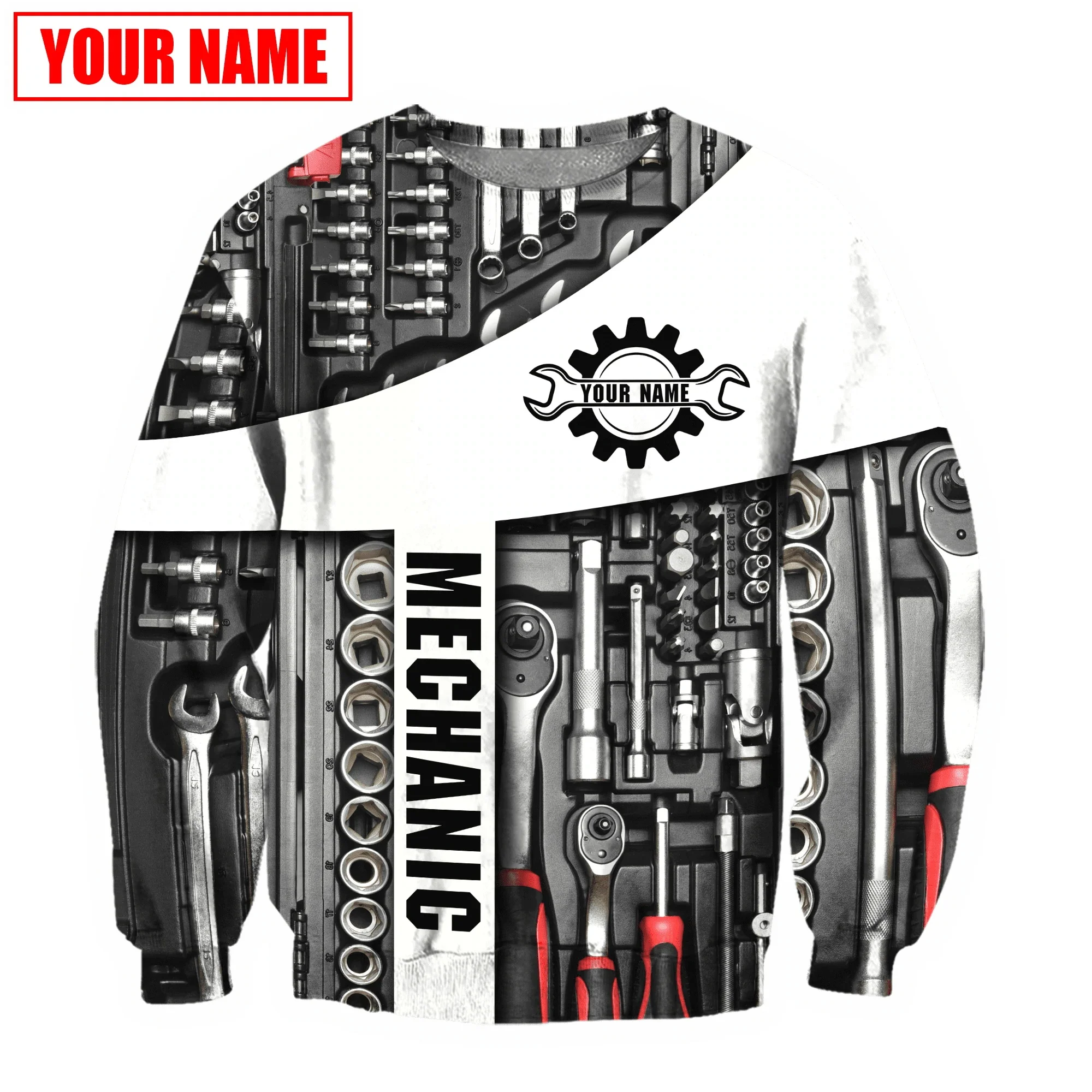 Personalized Name Mechanic 3D All Over Printed Men Hoodie Unisex Hooded sweatshirt Streetwear Casual zipper hoodies DK506