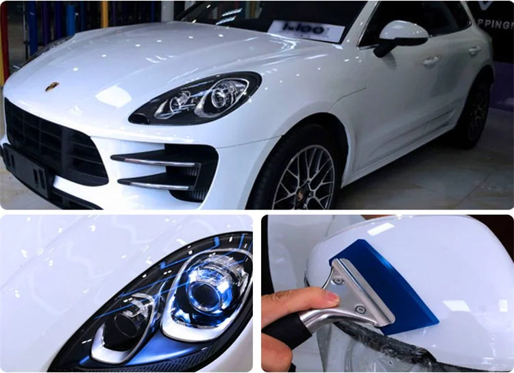 30*200cm Transparent Vinyl Film Car Protection Film Wrap Scratch Shield 3 Layers PPF Protection Vinyl Film Car Cloth Stickers