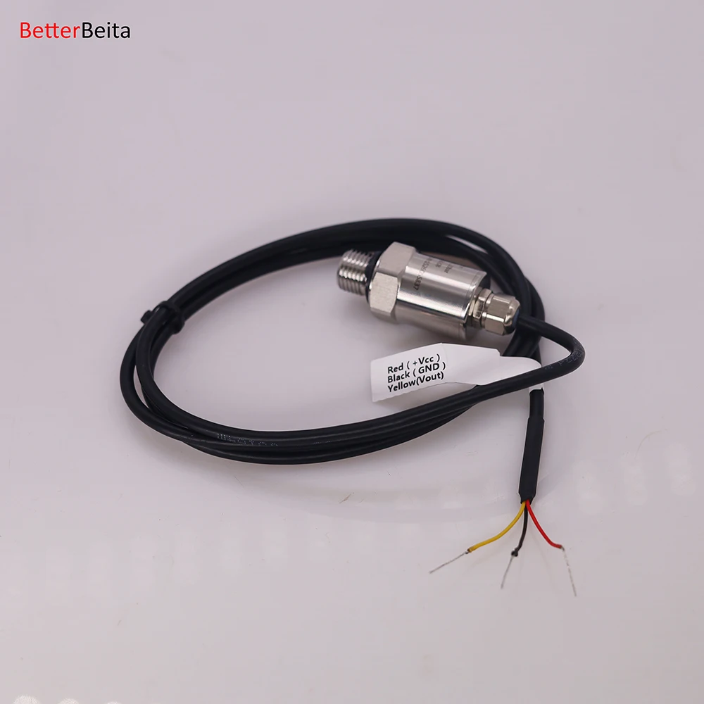 3 wire type 0-5V 0-10V output 24VDC 0-10bar 0-16bar 0-25bar signal ceramics pressure transmitter sensor with G1/4 thread