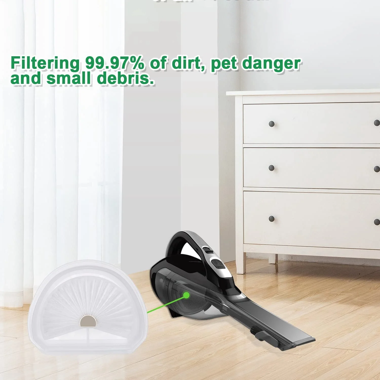 A14G-4 パック Hepa ポストフィルター交換用 Black Decker Dustbuster ハンド掃除機 VLPF10 HLVA320J00 フィルター用