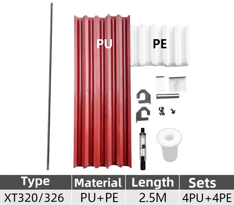 PU Guide Channel Sets LNS XT320/326  S2 Fedek Automatic Bar Feeder Parts