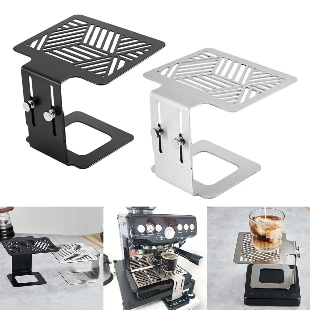 Coffee Weighing Rack Metal Coffee Scales Holder Adjustable Height Espresso Machine Electronic Scale Rack For Dorm Bar Home