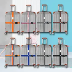 Cross Strap Name Sticker Suitcase Belts Packing Belt Luggage Buckle Strap Baggage Belts Travel Suitcase Accessories